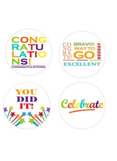 Top label Congratulations Stickers Assortment Congrats Envelopes Sealsgraduationencouragement Labels For Menwomenand Kids2 Inch 504 Pcs  - Image 1
