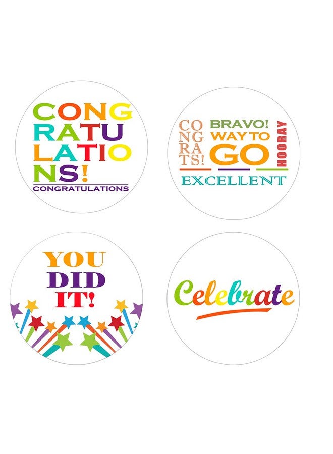 Top label Congratulations Stickers Assortment Congrats Envelopes Sealsgraduationencouragement Labels For Menwomenand Kids2 Inch 504 Pcs - Image 1