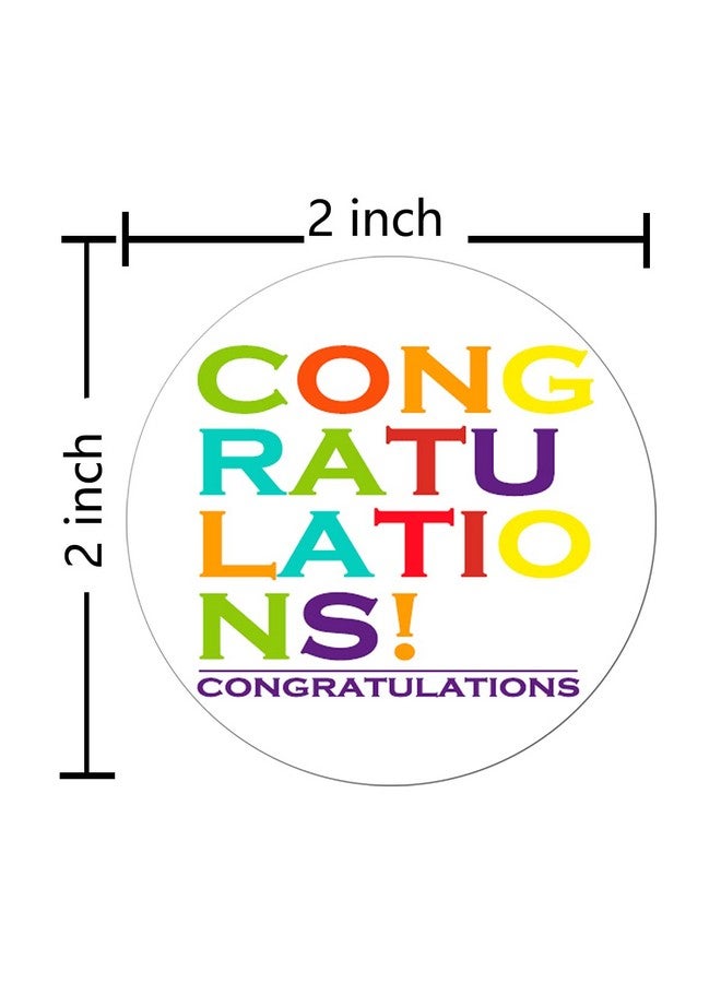 Top label Congratulations Stickers Assortment Congrats Envelopes Sealsgraduationencouragement Labels For Menwomenand Kids2 Inch 504 Pcs - Image 5