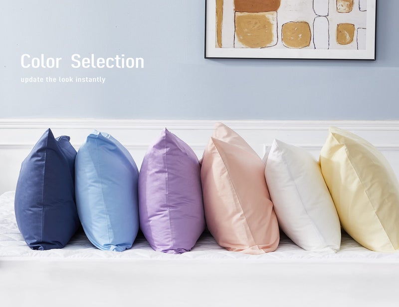 Sunflower Body Pillowcase 100% Cotton Long Pillow Cover/Case Envelope Closure 1 Pack, 21×54 inches White, Soft and Breathable - Image 5