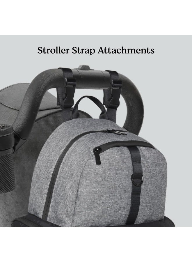 Huggies Day Pack Diaper Backpack, Black/Solid, O/S - Image 2