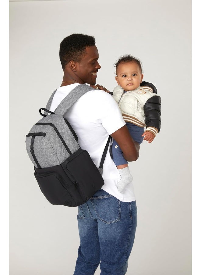 Huggies Day Pack Diaper Backpack, Black/Solid, O/S - Image 4