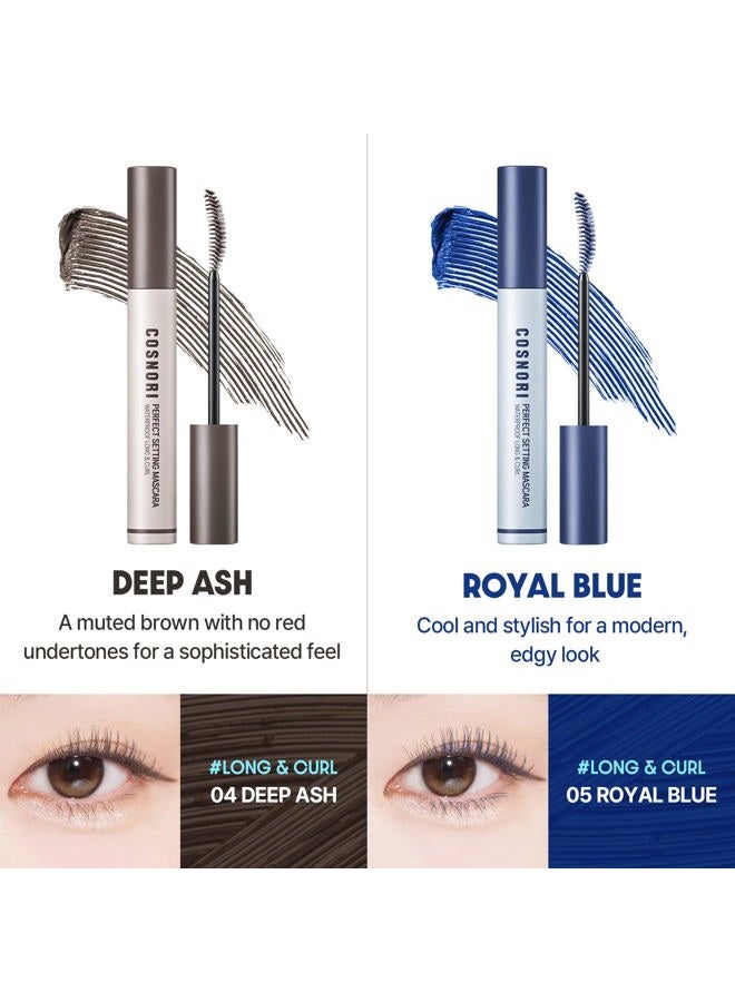 COSNORI Perfect Setting Waterproof Mascara Volume & Curl - Volumizing Mascara Black – Thicker, Voluminous Eyelashes – Waterproof, Smudge Proof, Clump Free – Irritation Free Tested, 0.24 fl.oz. - Image 4