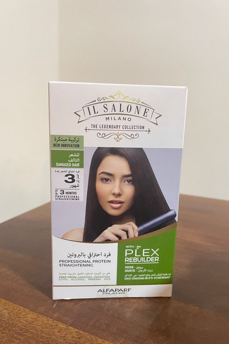 إل صالون ال صالون مجموعة البروتين الخالية من الفورمالدهيد بزيت الأرجان بتقنية البليكس لفرد وتغذية الشعر الخشن والتالف - Image 3