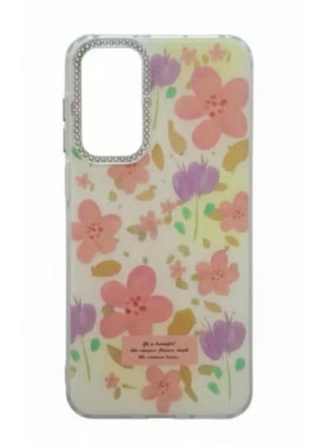 A luxurious case with an elegant floral design for Vivo Y04  . - Image 1