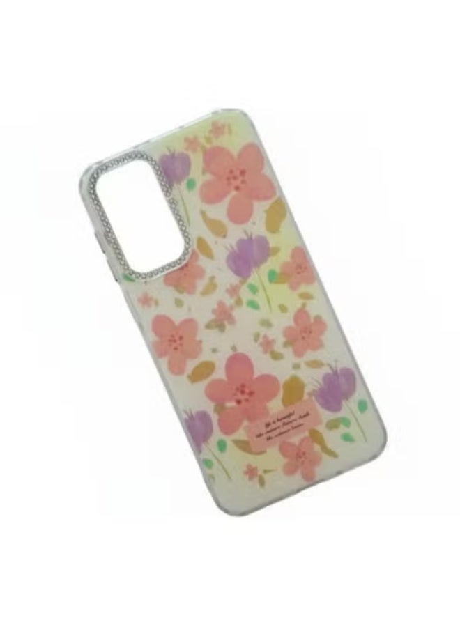A luxurious case with an elegant floral design for Vivo Y04  . - Image 2