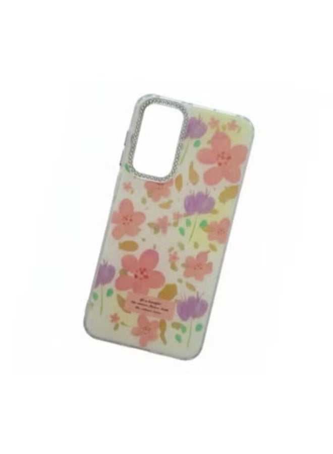 A luxurious case with an elegant floral design for Vivo Y04  . - Image 3
