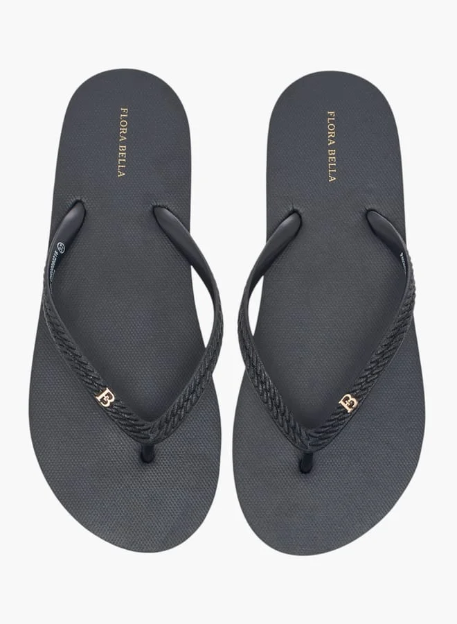 Flora Bella By Shoexpress Women's Solid Slip-On Thong Slippers
