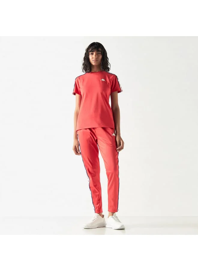 Kappa Kappa Logo Print Crew Neck T-shirt with Short Sleeves