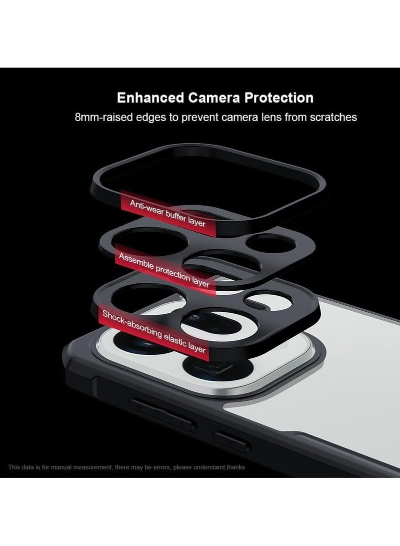 عام غطاء شفاف متوافق مع هاتف OPPO Find X9 Pro - 【حماية وسادة هوائية】 غطاء شفاف مع حماية الكاميرا، غطاء خلفي ماص للصدمات من مزيج PC+TPU - Image 4