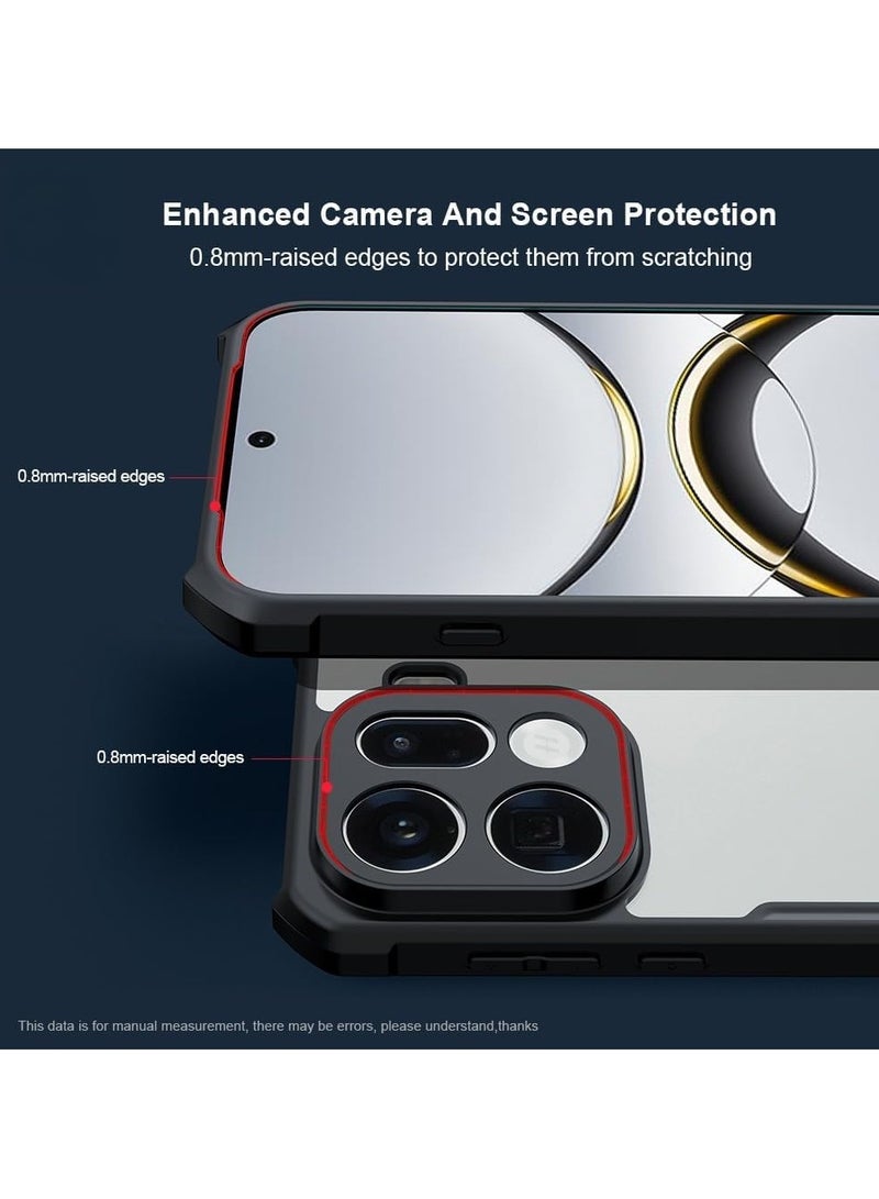 عام غطاء شفاف متوافق مع هاتف OPPO Find X9 Pro - 【حماية وسادة هوائية】 غطاء شفاف مع حماية الكاميرا، غطاء خلفي ماص للصدمات من مزيج PC+TPU - Image 3