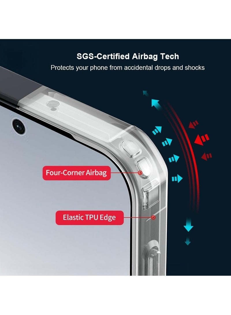 عام غطاء شفاف متوافق مع هاتف OPPO Find X9 Pro - 【حماية وسادة هوائية】 غطاء شفاف مع حماية الكاميرا، غطاء خلفي ماص للصدمات من مزيج PC+TPU - Image 2