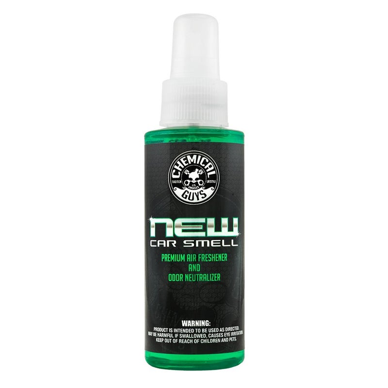 Chemical Guys AIR_101_04 New Car Smell Premium Air Freshener and Odor Eliminator, New Car Scent, (Great for Cars, Trucks, SUVs, RVs & More) 4 fl oz - Image 1