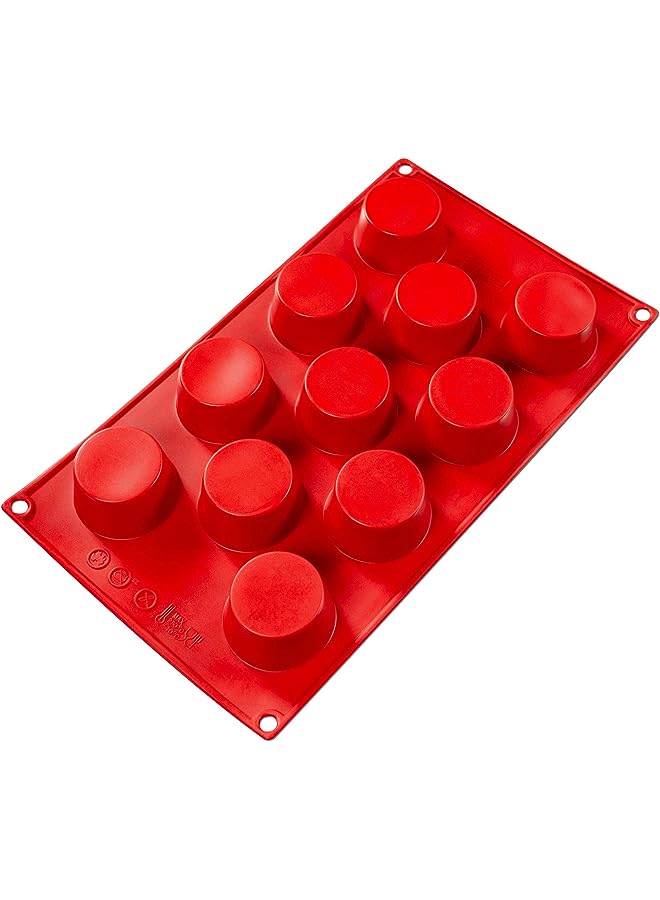 أدوات خبز السيليكون من Daddio's SMF 022، 11 تجويفًا (1.7 أونصة) - Image 1