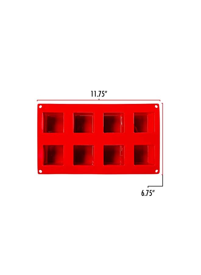 أدوات خبز السيليكون من Daddio's SMF 022، 11 تجويفًا (1.7 أونصة) - Image 2