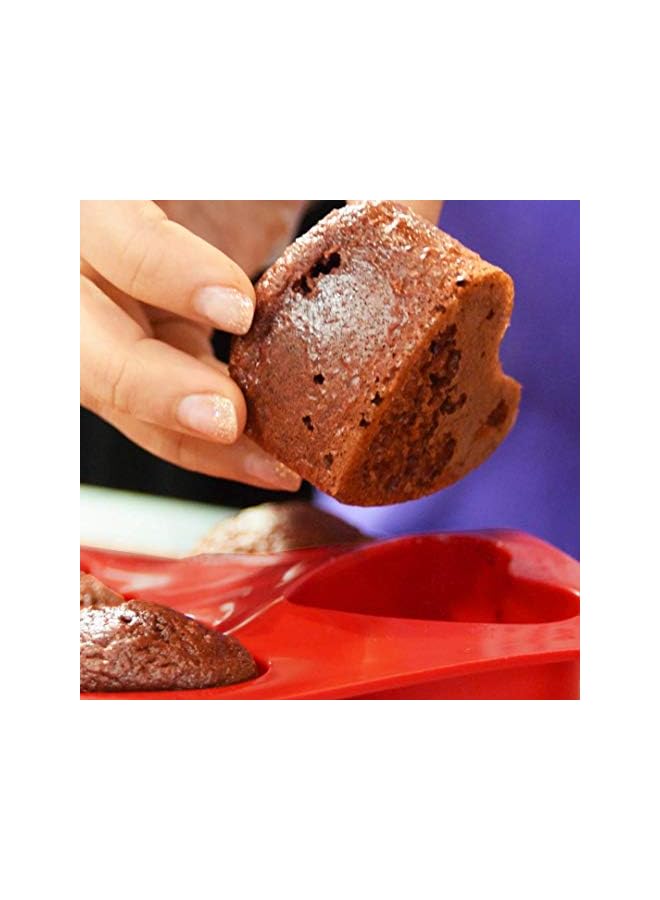 أدوات خبز السيليكون من Daddio's SMF 022، 11 تجويفًا (1.7 أونصة) - Image 3