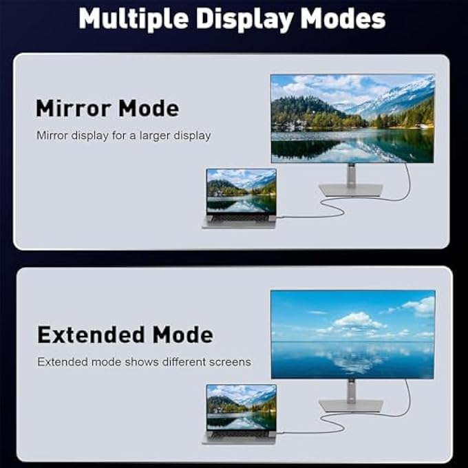 rayihni USB3.0 TO VGA CONVERTERS 5GBPS SPEED 1920X1080 RESOLUTION UNIVERSALS DEVICE COMPATIBILITY - Image 3