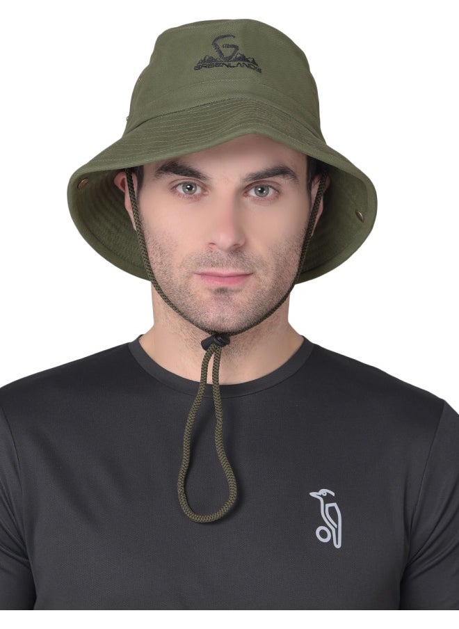 GREENLANDS Cap Gnl Convex Olive  - Image 1