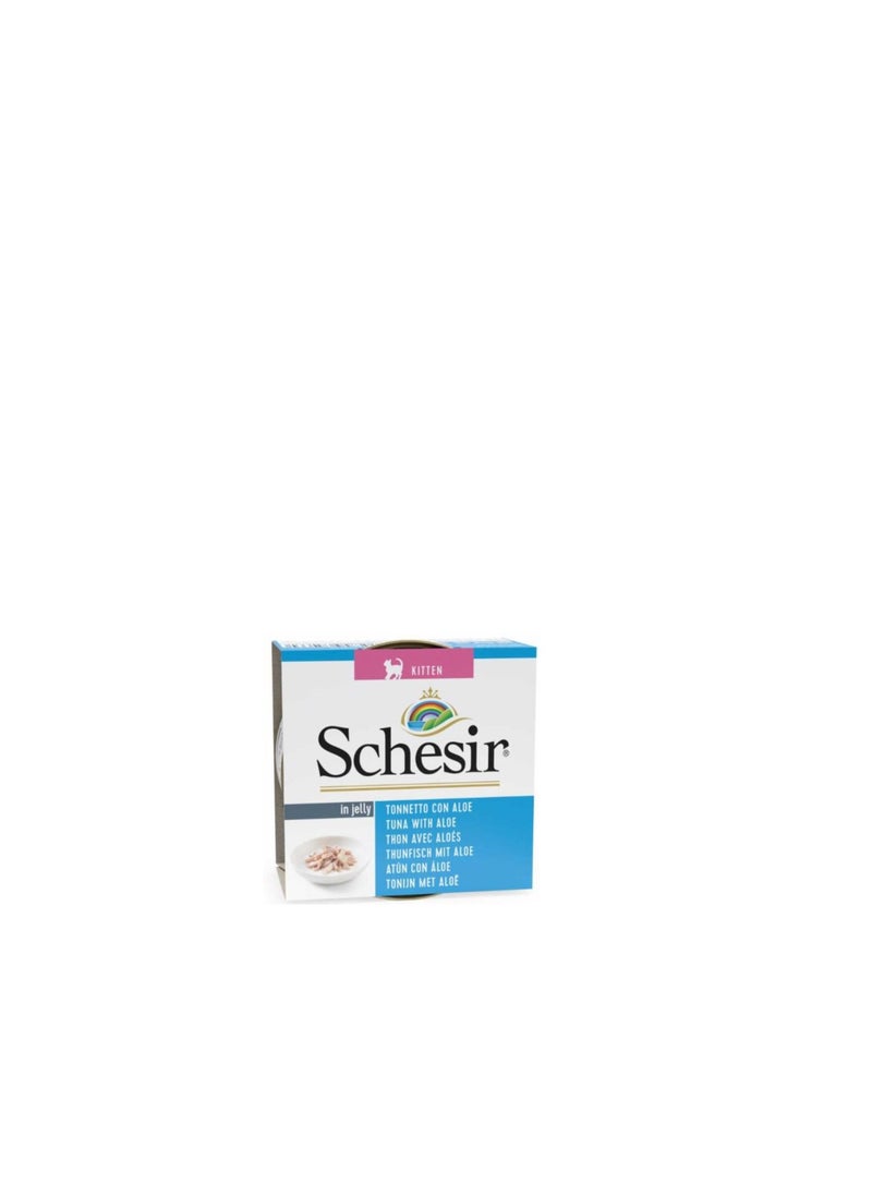 Schesir Cat Wet Food Can-Kitten -Tuna With Aloe 85g - pzsku/Z2F1C7058C3665057792BZ/45/_/1691302395/42116041-deb1-4db0-8f53-ddf332609a94