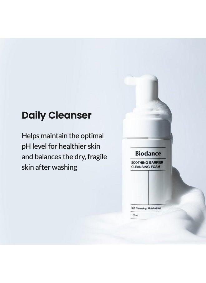 BIODANCE BIODANCE Soothing Barrier Cleansing Foam, Micro Bubble Foam, Gentle & Mild Face Cleanser | 4.06 fl.oz, 120ml  - Image 3