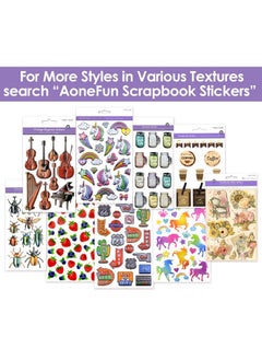 AoneFun Mermaid Stickers For Girls - Mermaid Scrapbook Stickers Sparkle Stickers Sparkly Stickers 3D Stickers For Kids Puffy Stickers For Kids Kids Stickers Girl Stickers Shiny Stickers Rainbow Stickers  - Image 2