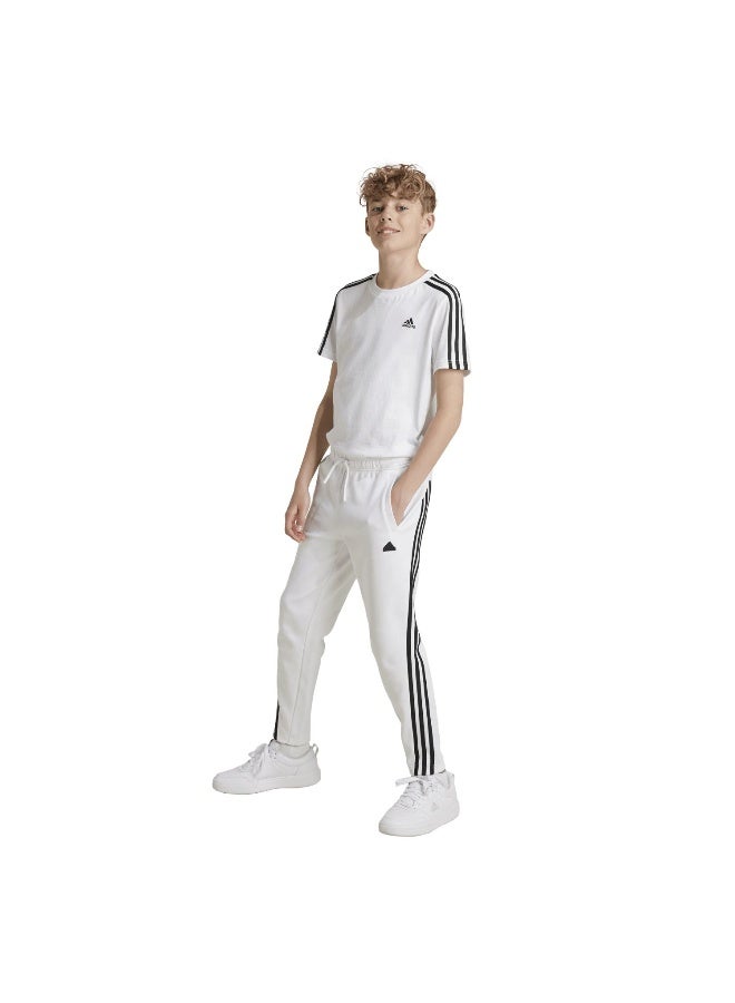 Adidas U Fi 3S Pt White Training Pants For Kids Unisex 128 - Image 3