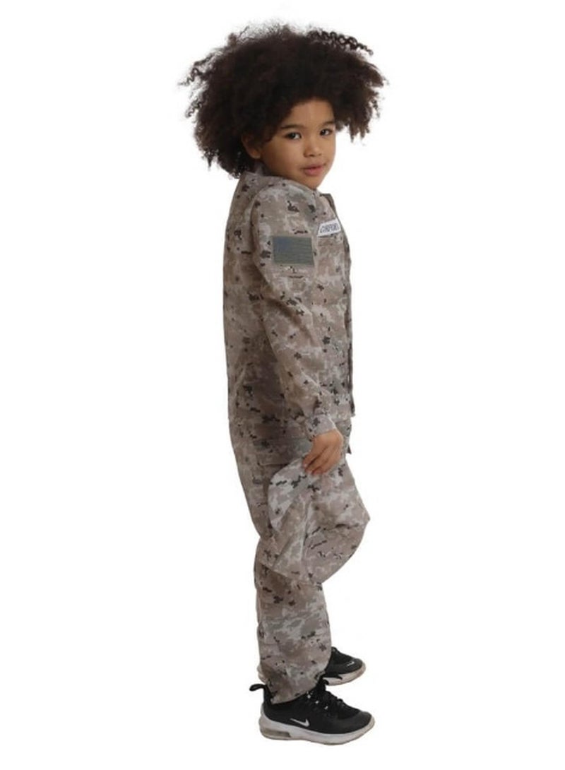 Halloween Mad Costumes Army Costume For Kids (Large) - Image 1