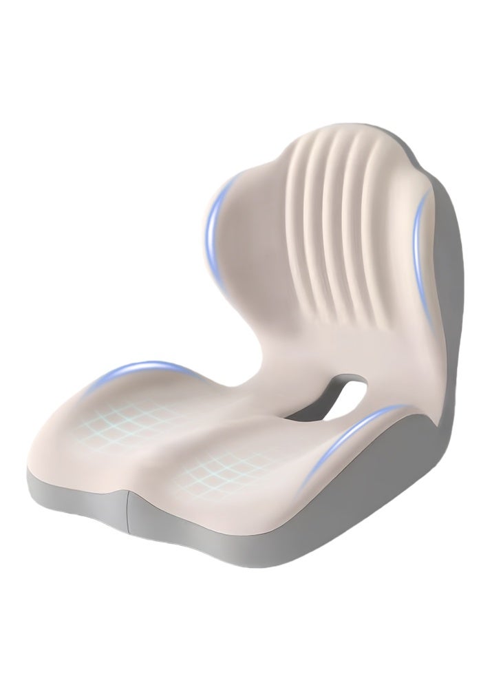 0TO1 TECH Memory Foam Lumbar Support Seat Cushion Set Ergonomic Non-Slip Orthopedic Lower Back Pillow with Breathable Washable Cover for Tailbone Pain Sciatica Relief Office and Home Use - Image 1