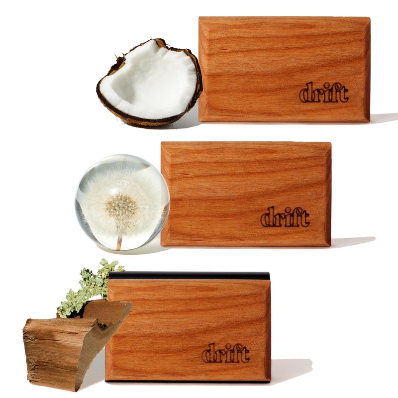 Drift Car Air Freshener Starter Kit - Wooden Deodorizer - Vehicle Odor Remover - Auto Scent Diffuser - Long-Lasting Car Freshening - Variety 3 Pack - Image 1