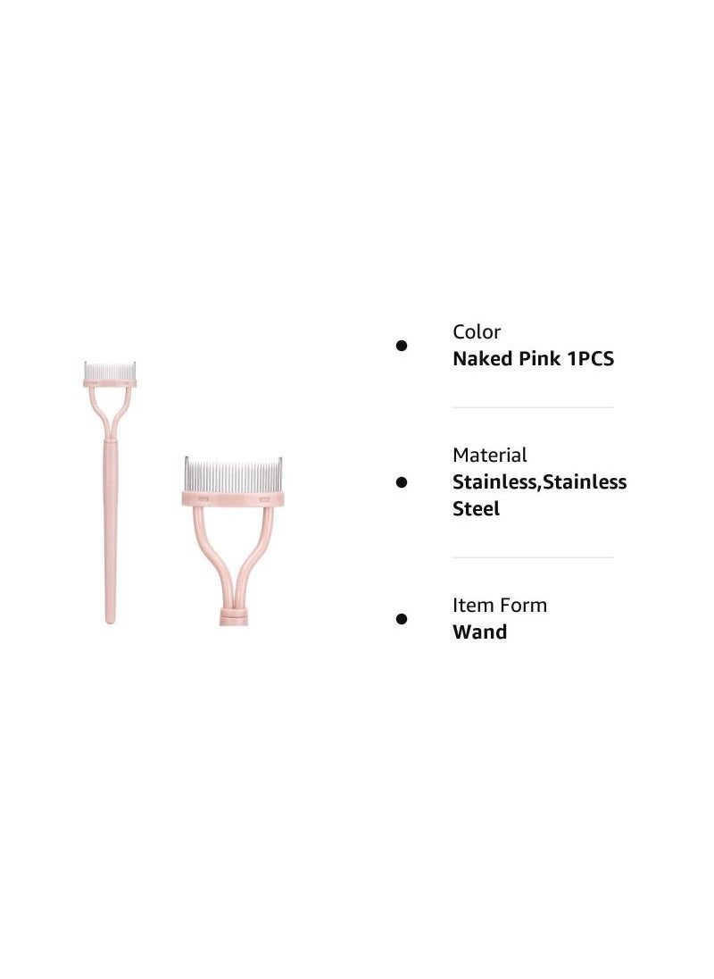 Eyelash Comb Eyebrow Brush, Eyelash Separator Mascara Applicator Eyelash Definer With Comb Cover Arc Designed Cosmetic Brushes Tool