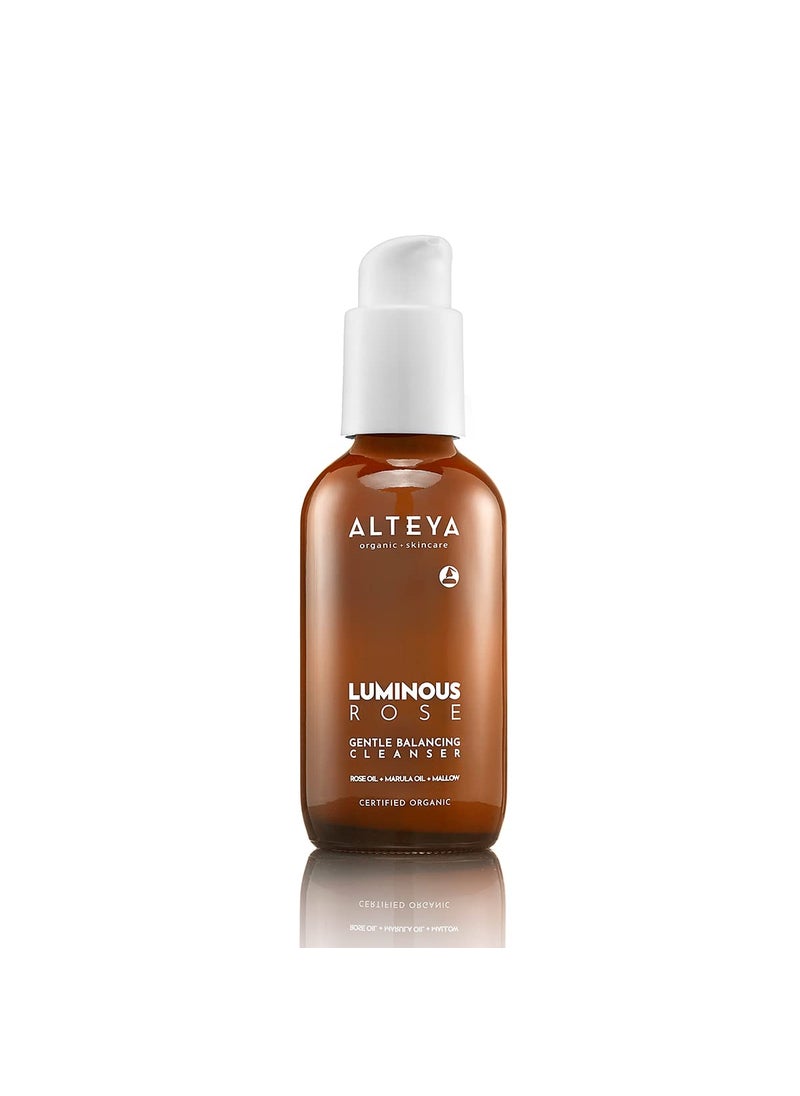 Alteya Organics - Alteya Organics Luminous Rose Gentle Balancing Cleanser 120 ml  NaTrue Certified Organic 100 Pure Natural All Skin Types Facial Wash - Image 1