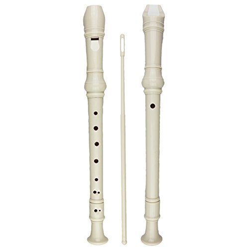 Kasteco 6 Pack German Style 8 Hole-3 Piece Descant Soprano Recorders with Cleaning Rod, Black Storage Bag, ABS Material (6 Colors) - Image 5