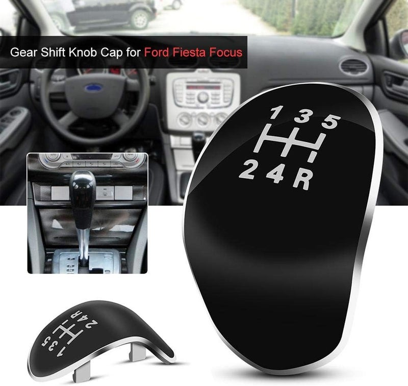 5 Speed Manual Stick Shift Knob Cover,Smooth Car Gear Knob HeadDurable Shift Knob Cover for Fiesta Focus Fiesta Gear Knob Fiesta mk7 Fiesta mk7 - Image 5