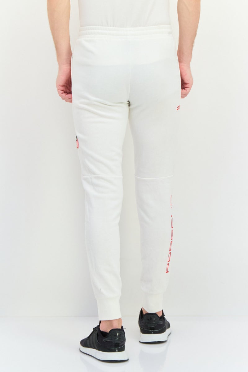 PUMA بنطلون رياضي خارجي للرجال من بومة بتصميم بورش، أبيض - Image 3