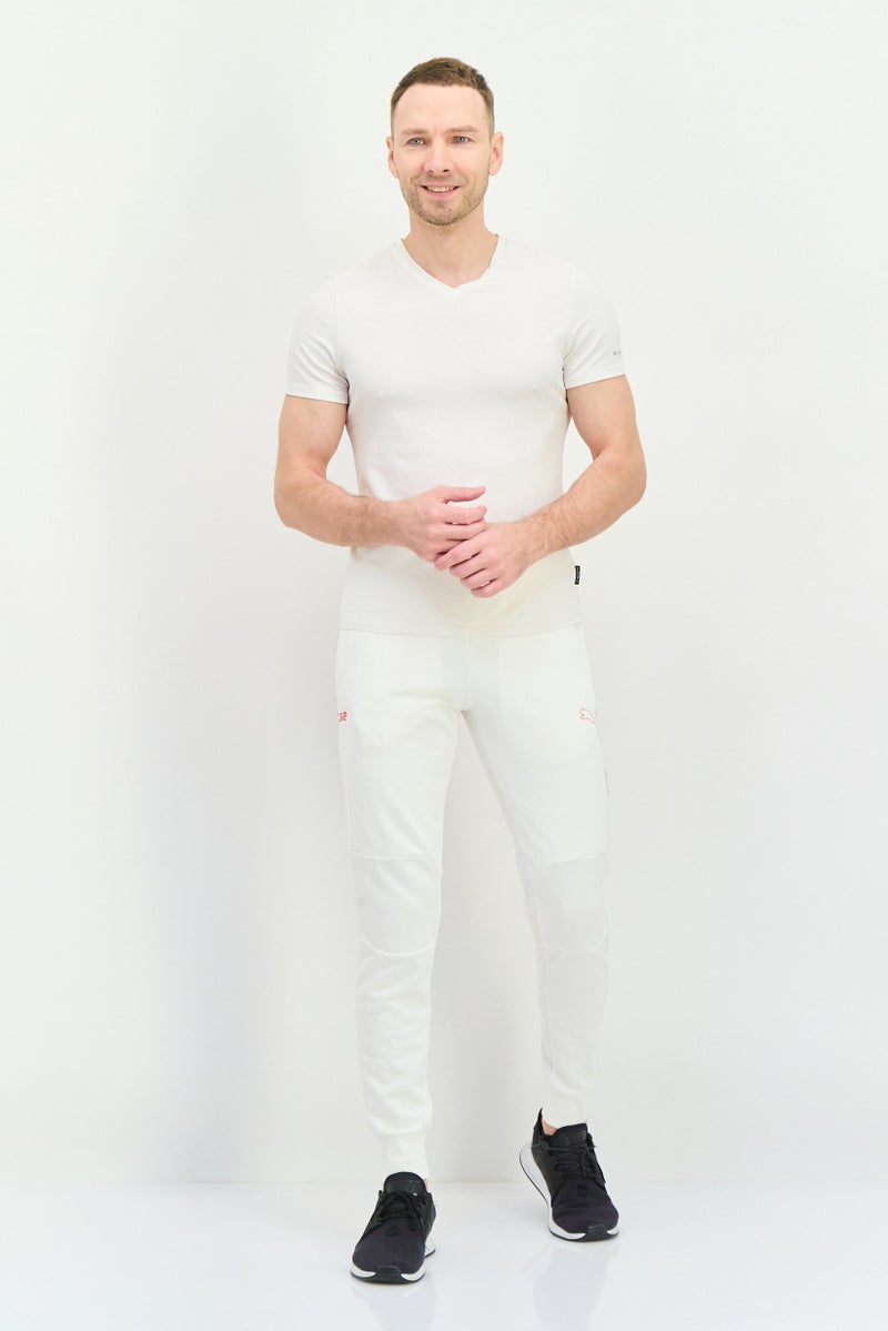 PUMA بنطلون رياضي خارجي للرجال من بومة بتصميم بورش، أبيض - Image 4