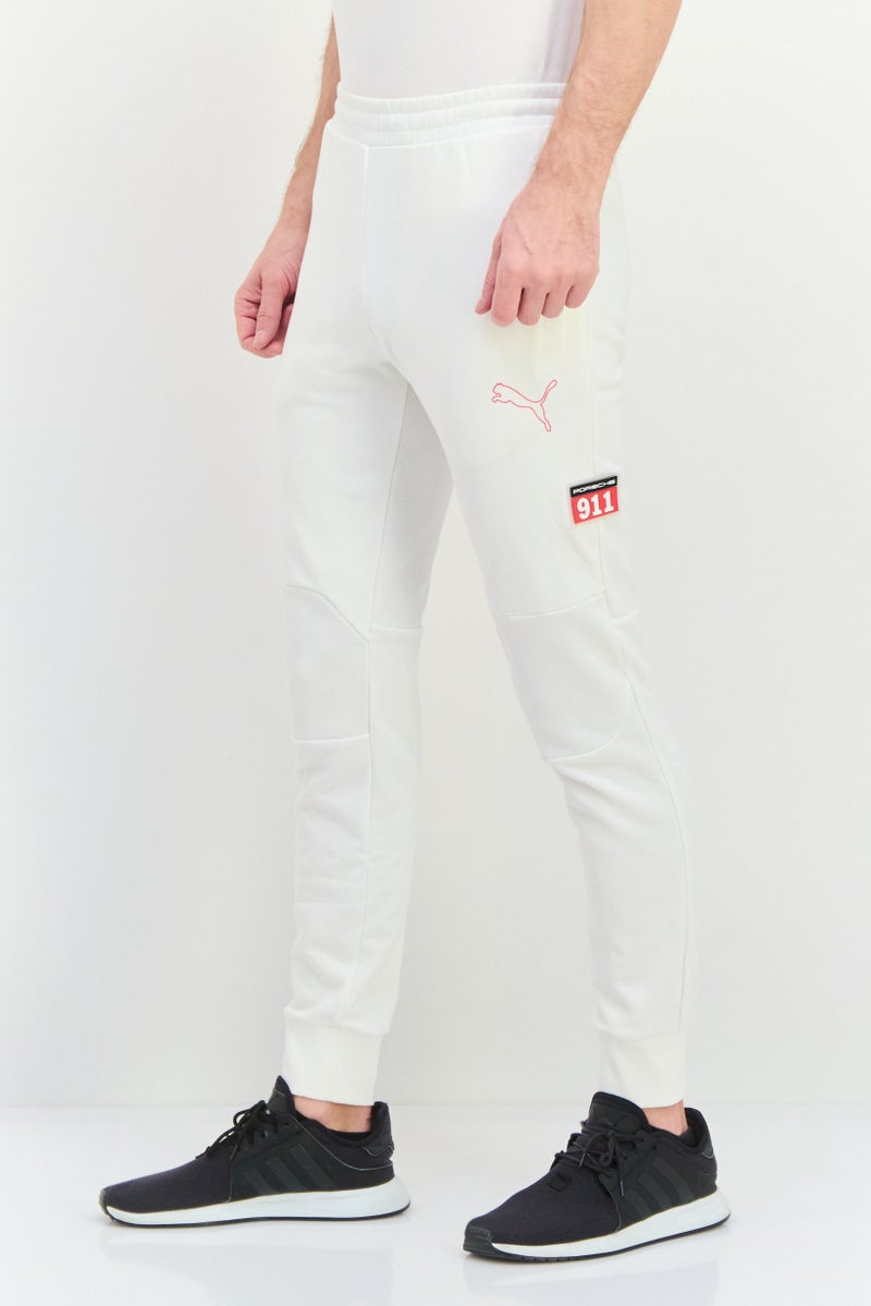 PUMA بنطلون رياضي خارجي للرجال من بومة بتصميم بورش، أبيض - Image 2