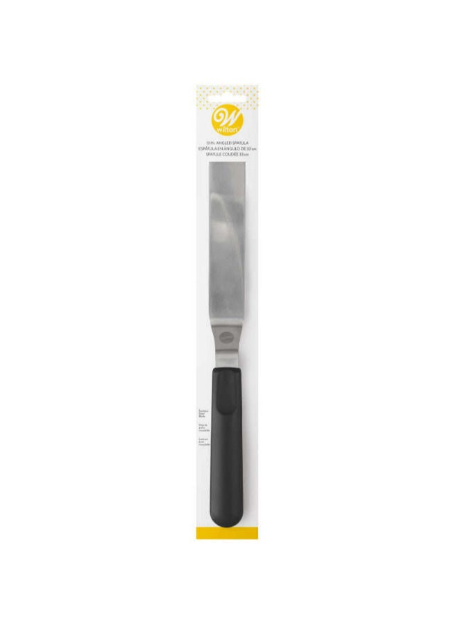 Wilton Angled Icing Spatula with Black Handle - Image 2