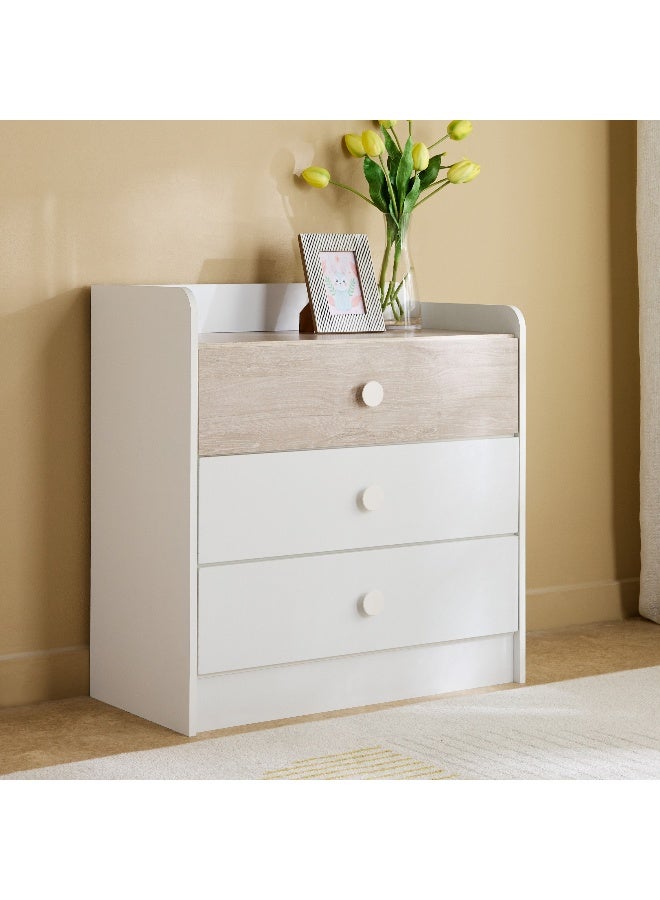 Home Box خزانة فانيلا ذات 3 أدراج للأطفال - Image 1