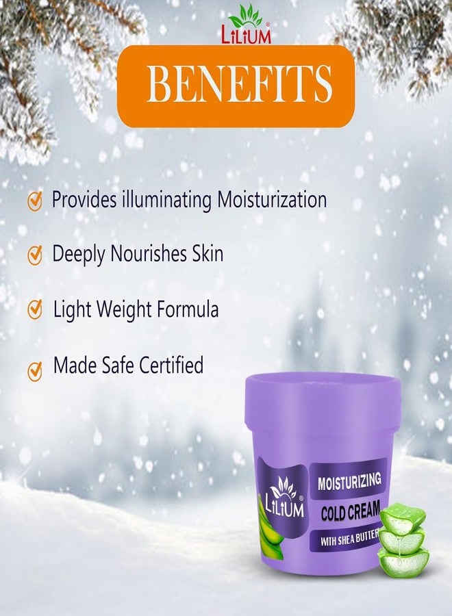 Lilium Cold Cream 100gm | With Aloevera Pulp, Shea Butter & Almond Oil | Hydrating, Soothing, and Radiance-Boosting Formula | Soft & Supple Skin | For All Skin Types | Paraben & Sulfate Free - Image 2