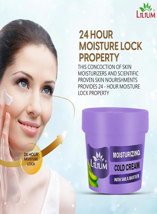 Lilium Cold Cream 100gm | With Aloevera Pulp, Shea Butter & Almond Oil | Hydrating, Soothing, and Radiance-Boosting Formula | Soft & Supple Skin | For All Skin Types | Paraben & Sulfate Free - Image 5