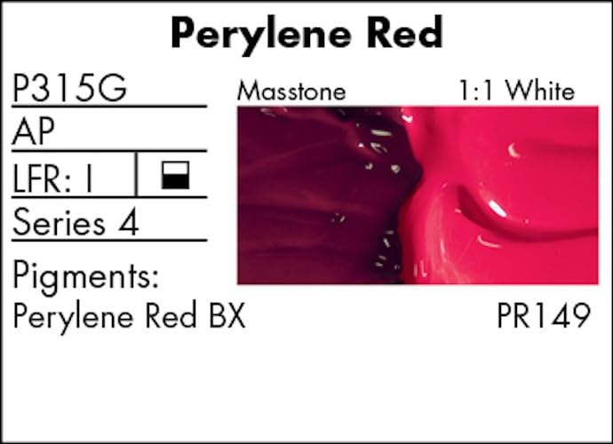 Grumbacher Pre-Tested Oil Paint, 37ml/1.25 oz., Perylene Red (P315G) - Image 3