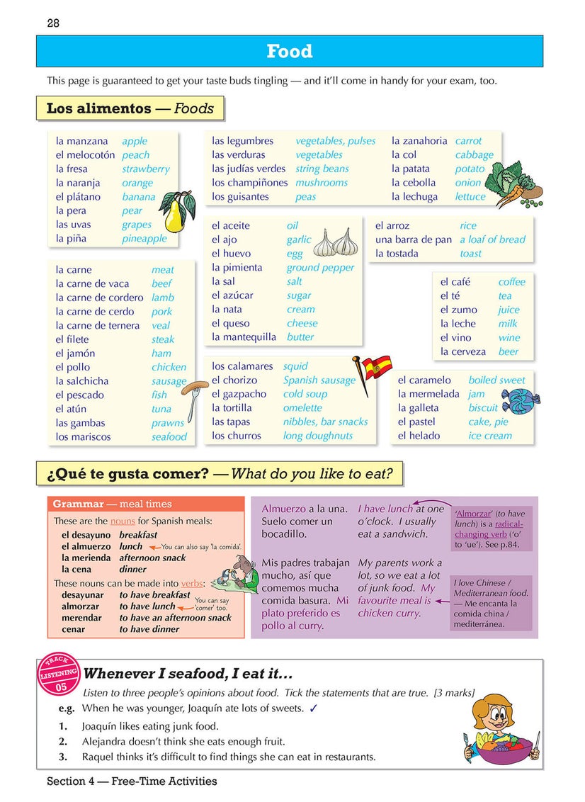 GCSE Spanish Revision Guide: with Online Edition & Audio (For exams in 2025)