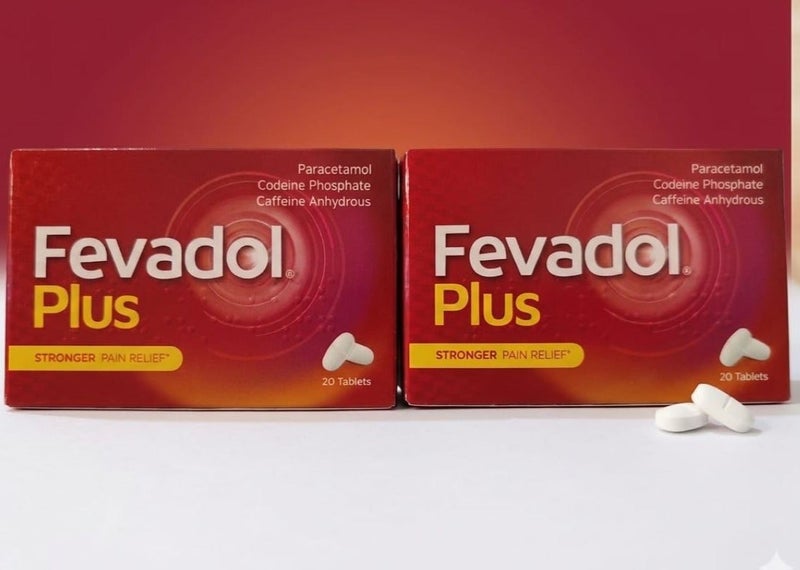Pack of 2 fevadol Plus 20 Tablets