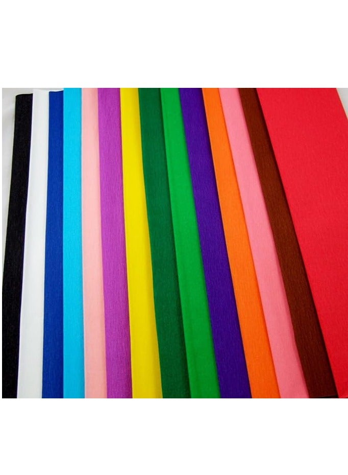 Terabyte CREPE PAPER 12FOLD 50X120CM MULTICOLOR (PACK OF 2) - Image 1