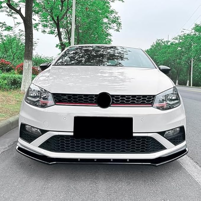 AUSMILA Car Front Bumper Spoiler Splitter Lip Kit for VW Polo MK5 6C GTI 2015-2018 2017 - Image 3