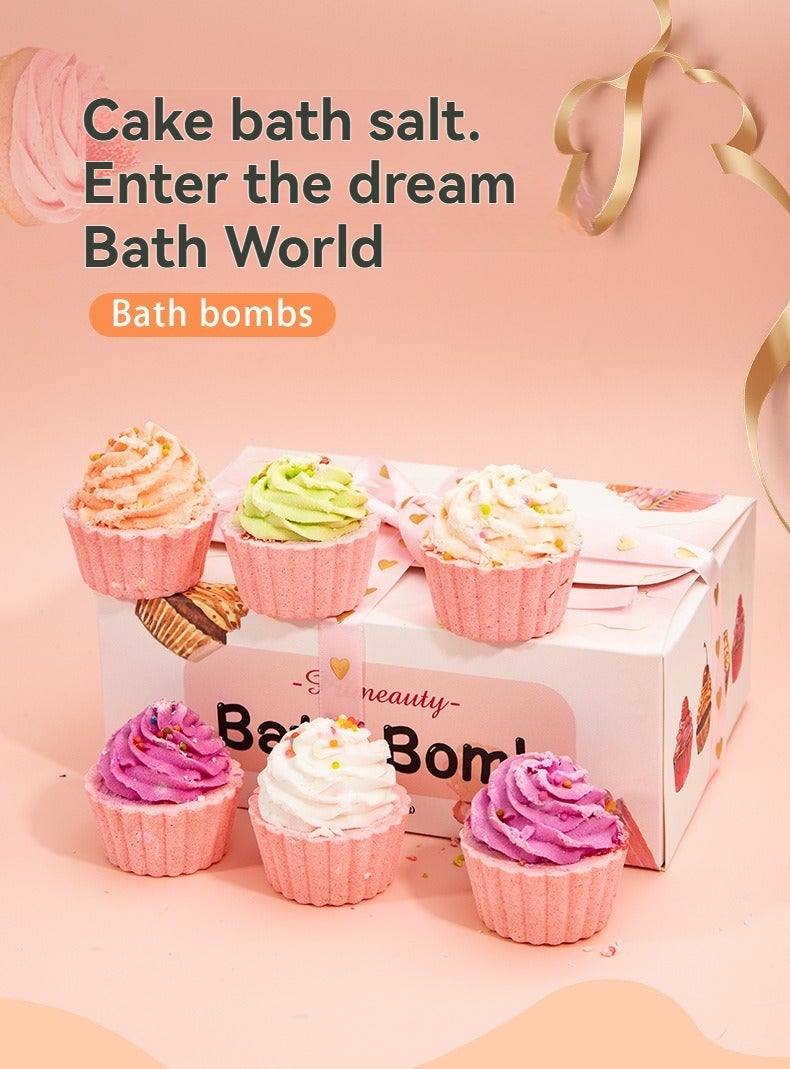 Cake bath ball kit 80g * 6 bath salt balls - Image 4