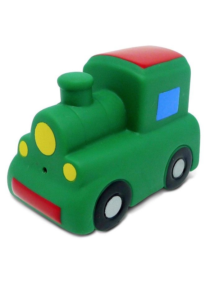 Puzzled Dollibu Train Bath Buddy Squirter Floating Green Train Rubber Bath Toy Fun Water Squirting Bathtime Play For Toddlers Cute & Soft Transportation Toy For The Bathtub Beach & Pool For Boys & Girls  - Image 2