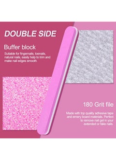 TsMADDTs Manicure Kit Tool With Nail Files And Buffers Nail Files 100/180 Polish Buffer Cuticle Pusher Cuticle Nippers Peeler Ingrown Toenail File And Lifters Manicure Pedicure Tool13Pcs  - Image 4