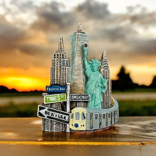 Krisah New York Fridge Magnet Resin 4D Countries Magnet Gift Souvenir Travel Magnets - Image 2