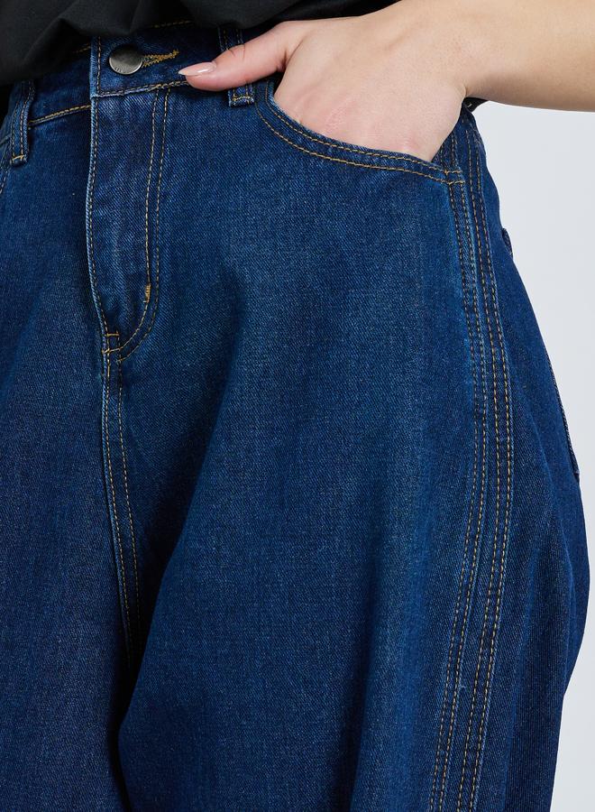 Styli Women High Rise Wide Leg Jeans - Image 3